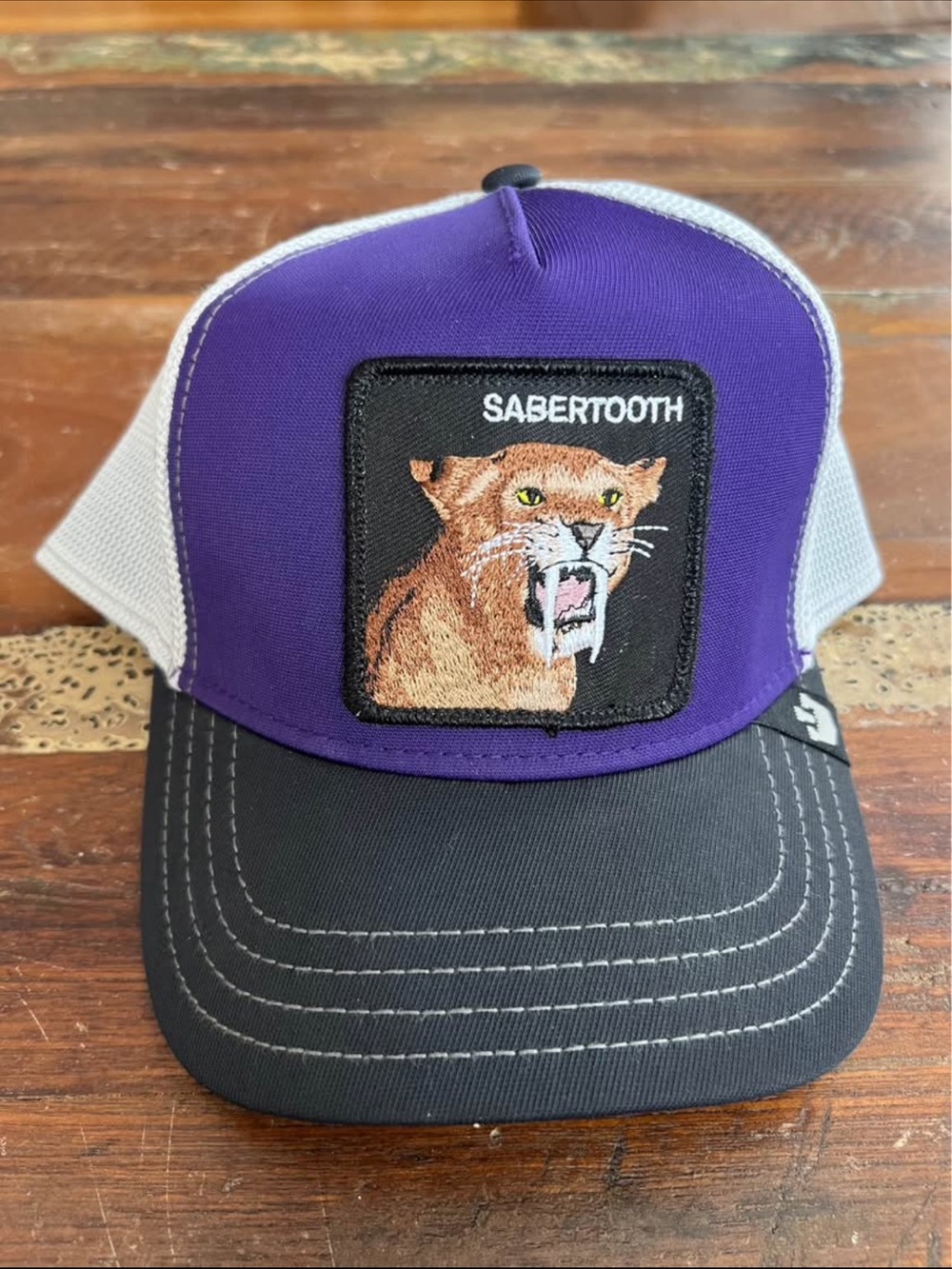 Goorin Bros Purple & Black Kids Sabertooth Trucker Hat